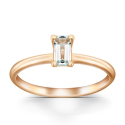 0,46 Karat Blue Topaz Yüzük - Thumbnail